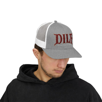 DILF_Trucker_Cap_Heather Grey/White