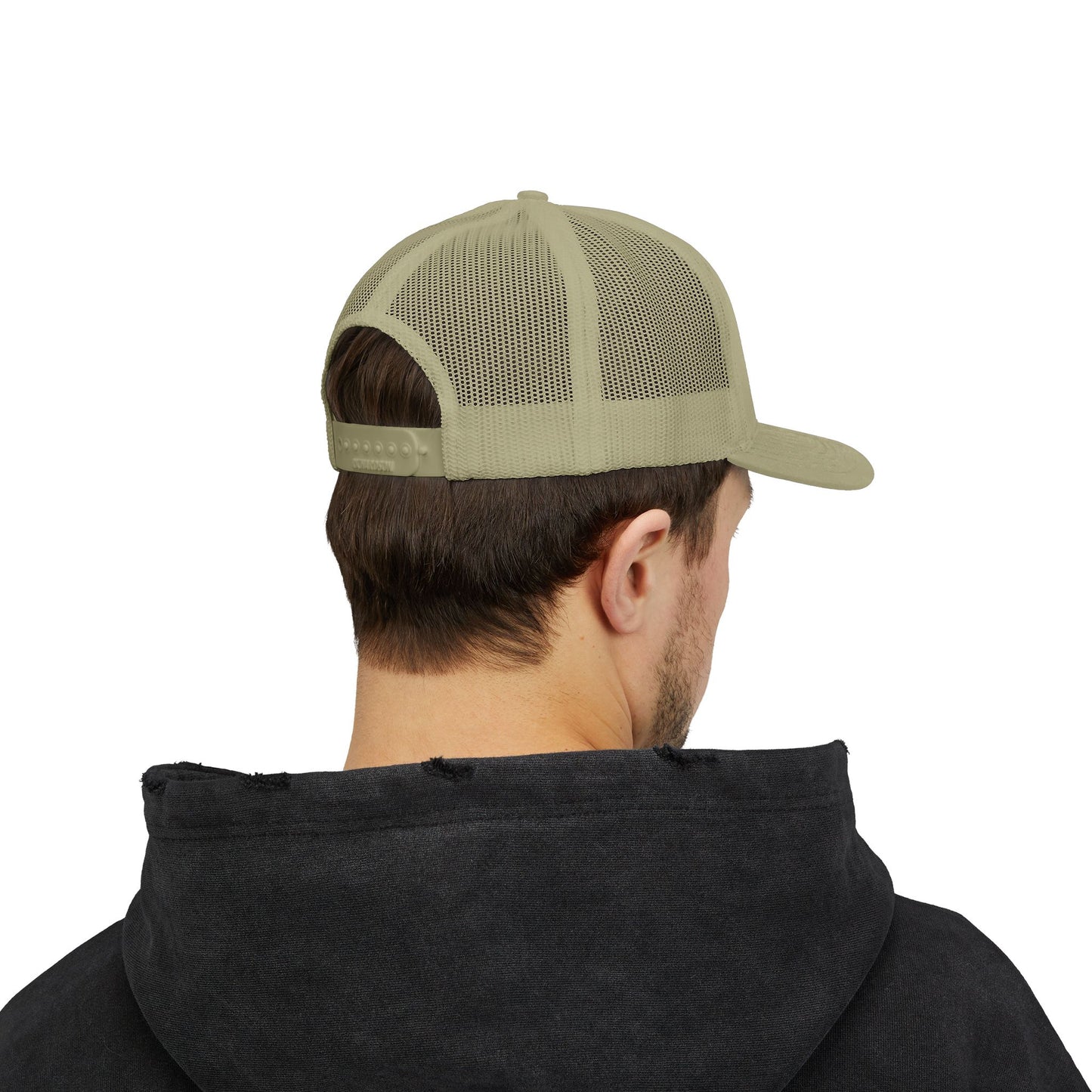 DILF_Trucker_Cap_Khaki back