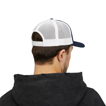 DILF_Trucker_Cap_Navy/White Back