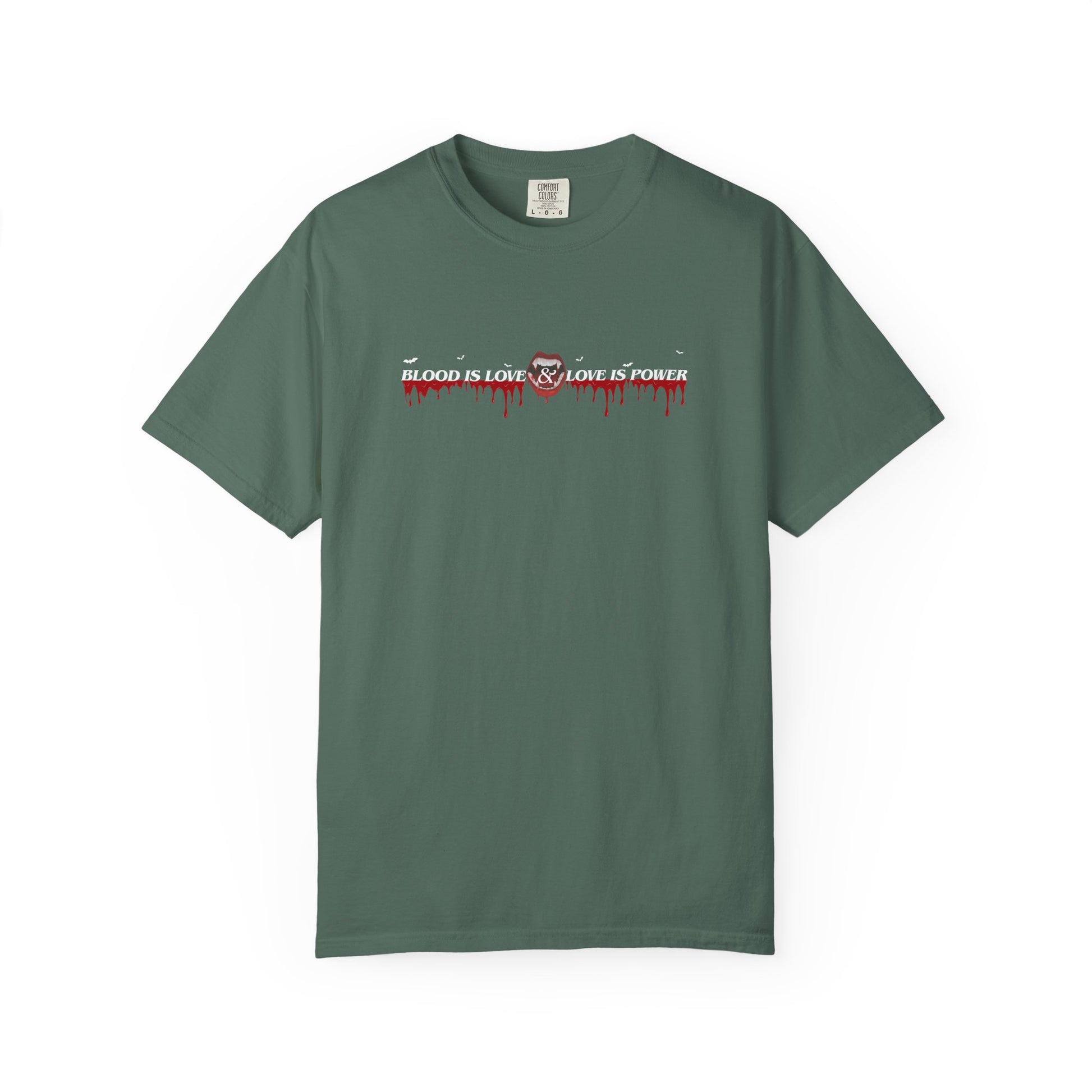 Empowerment Statement T-Shirt Blue Spruce
