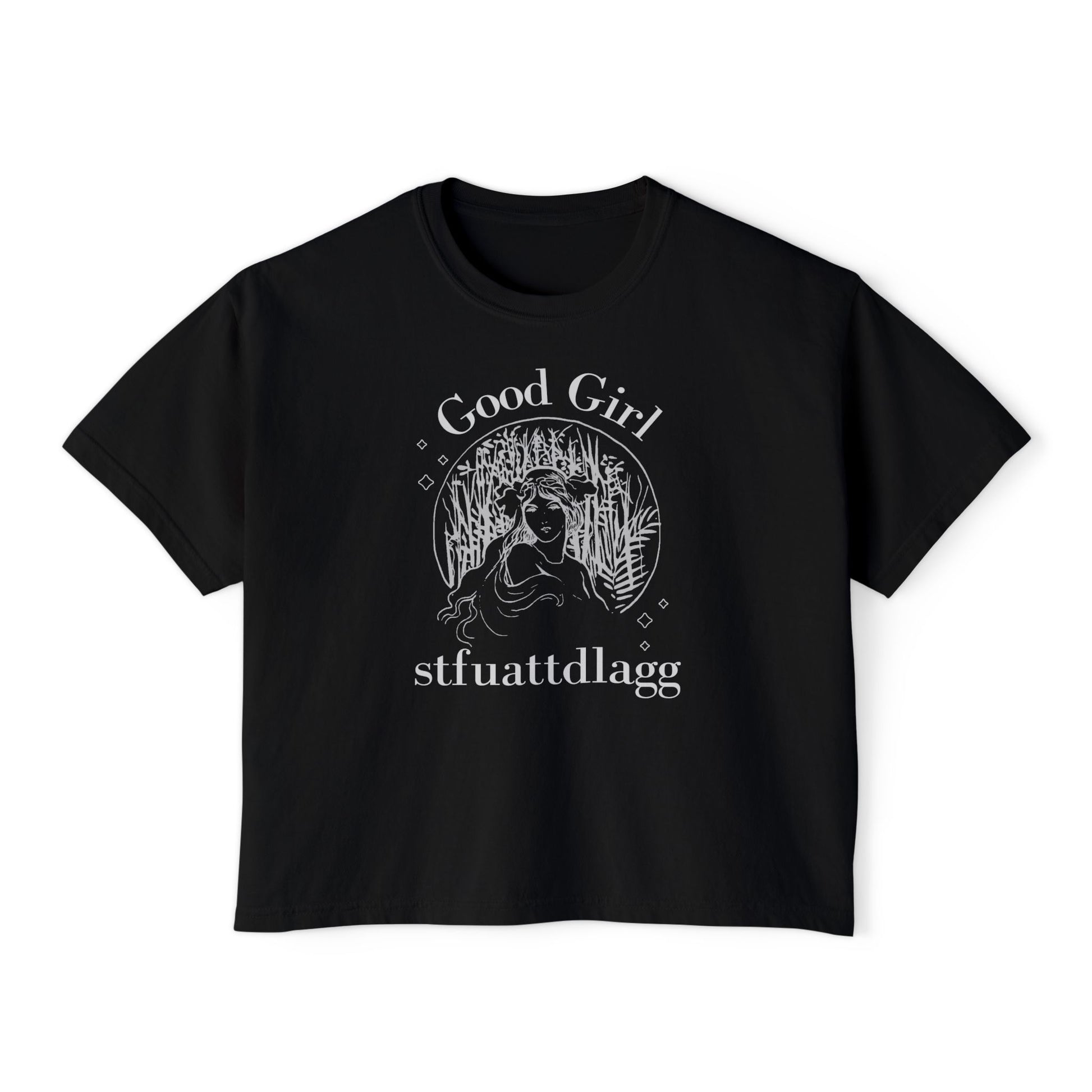Good_Girl_STFUATTDLAGG_Boxy_Tee_Black