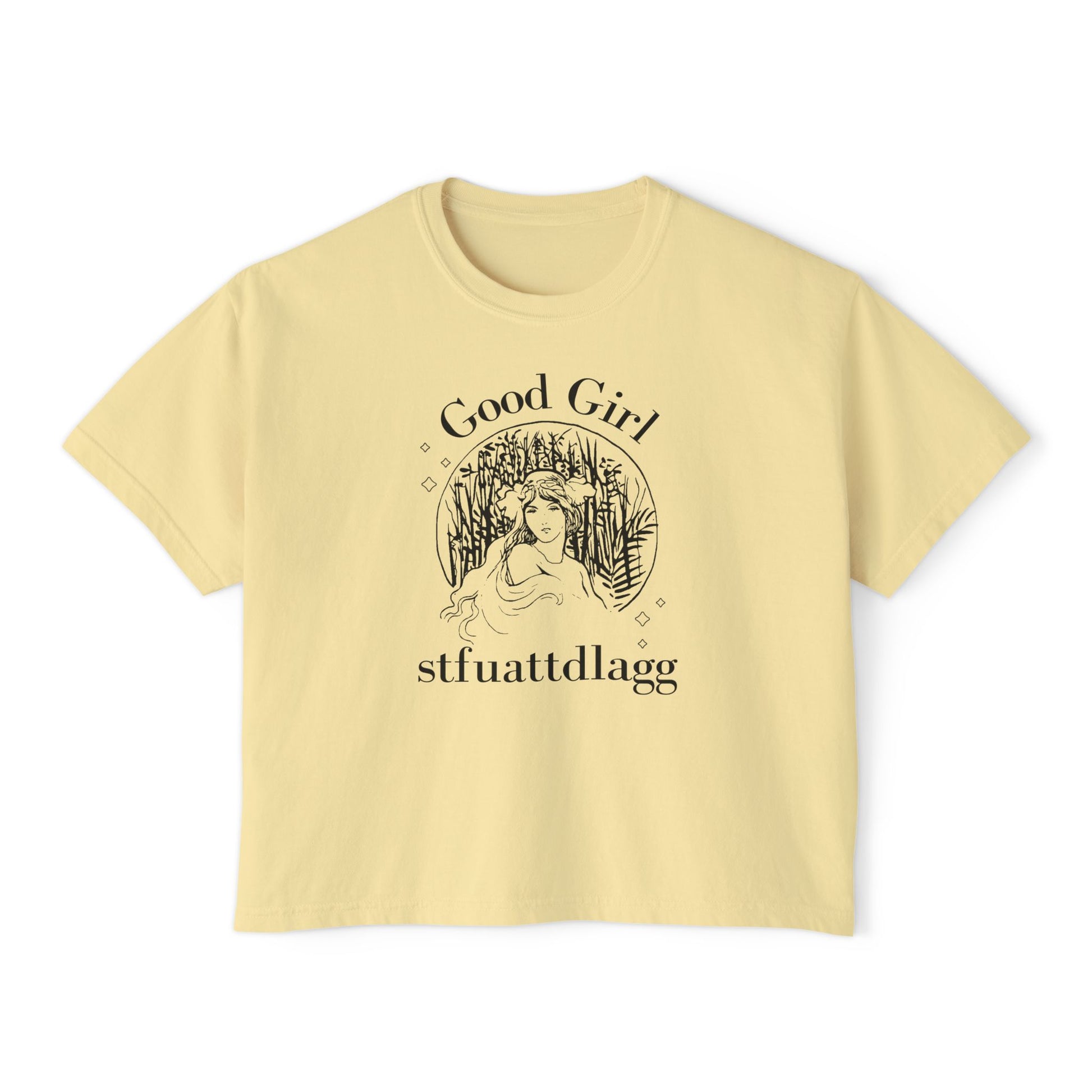 Good_Girl_STFUATTDLAGG_Boxy_Tee_Butter