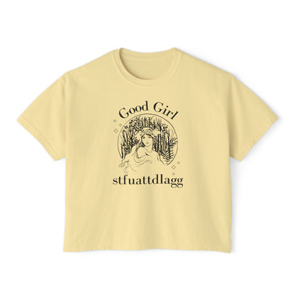 Good_Girl_STFUATTDLAGG_Boxy_Tee_Butter