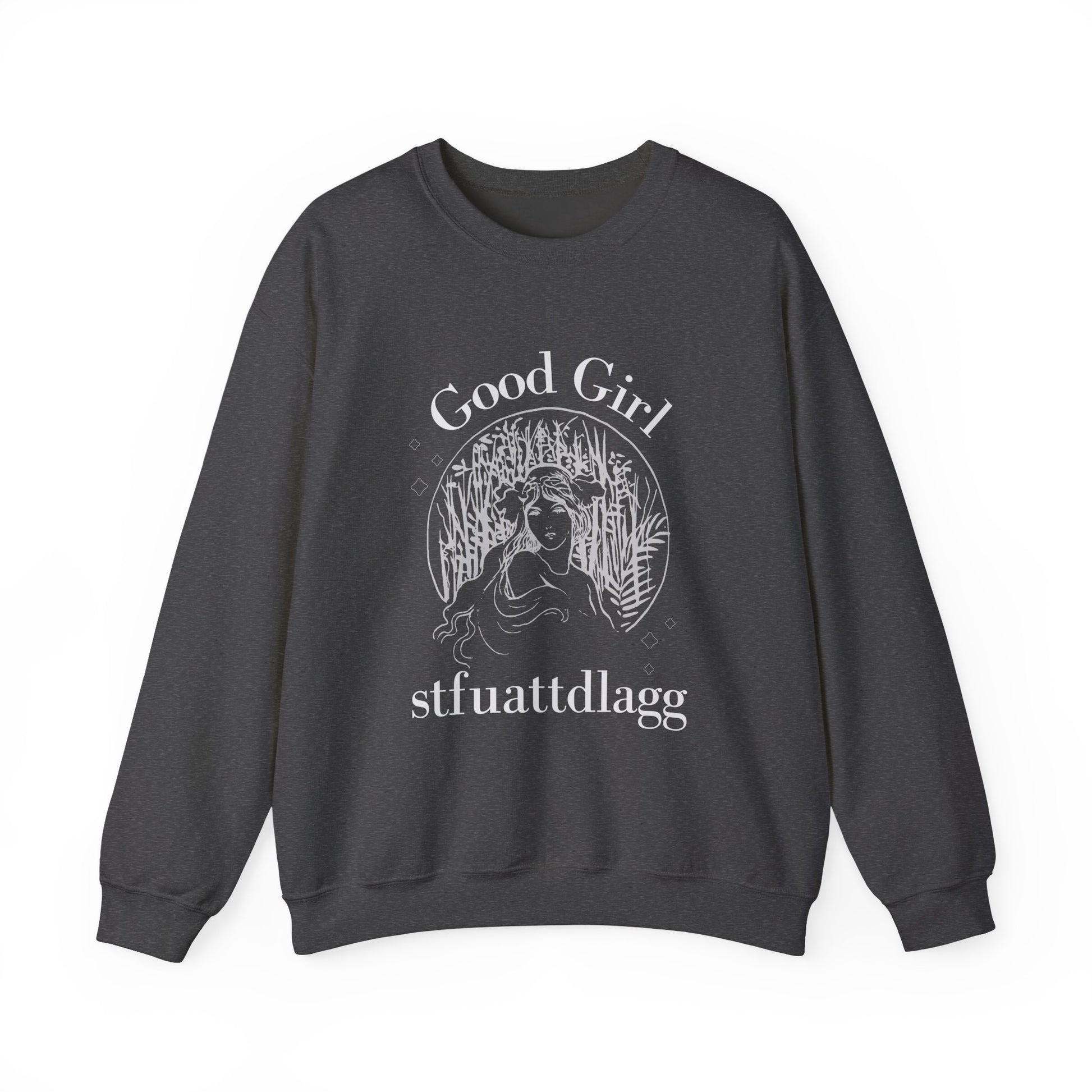 Good_Girl_STFUATTDLAGG_Sweatshirt_Dark_Heather