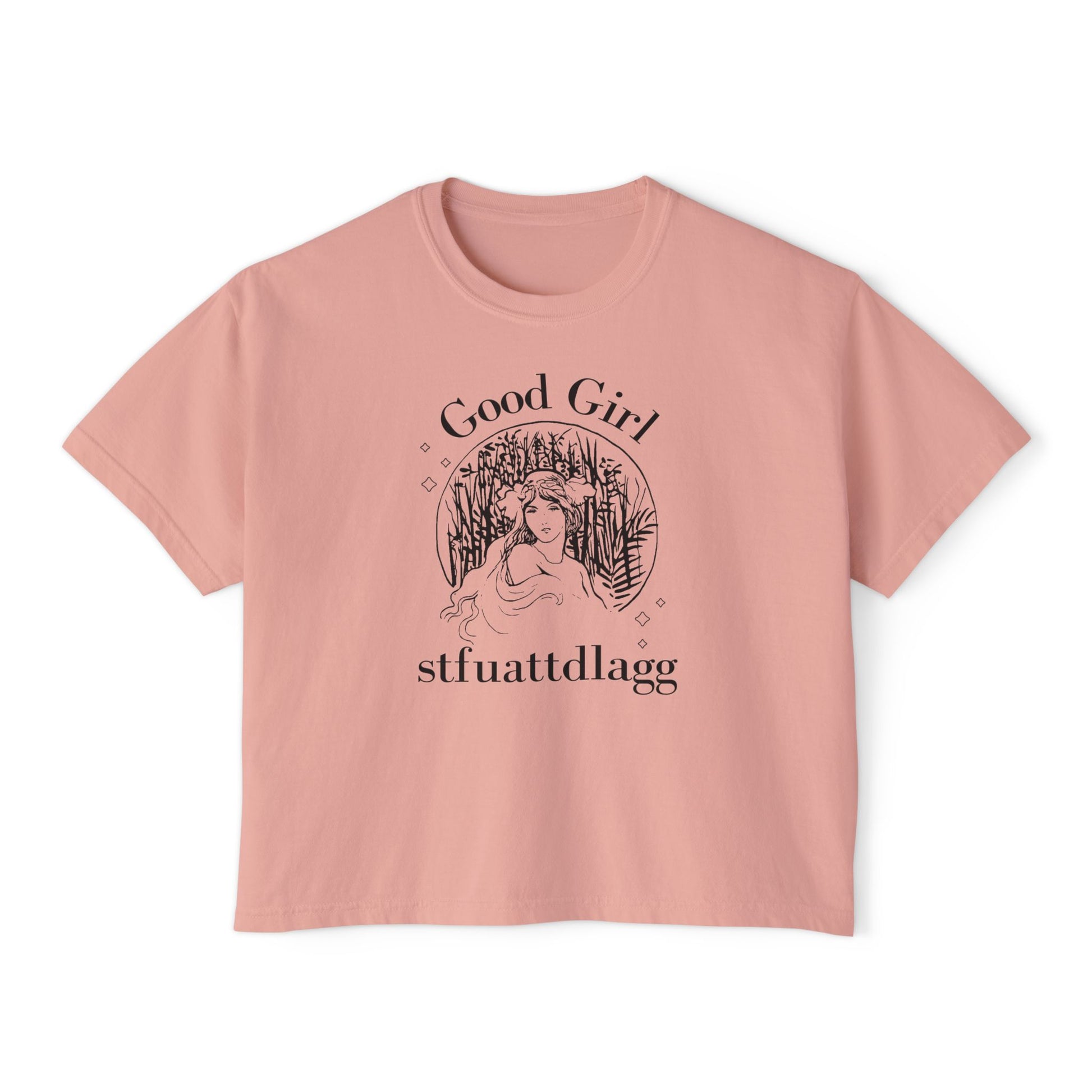 vintage design women's boxy tee