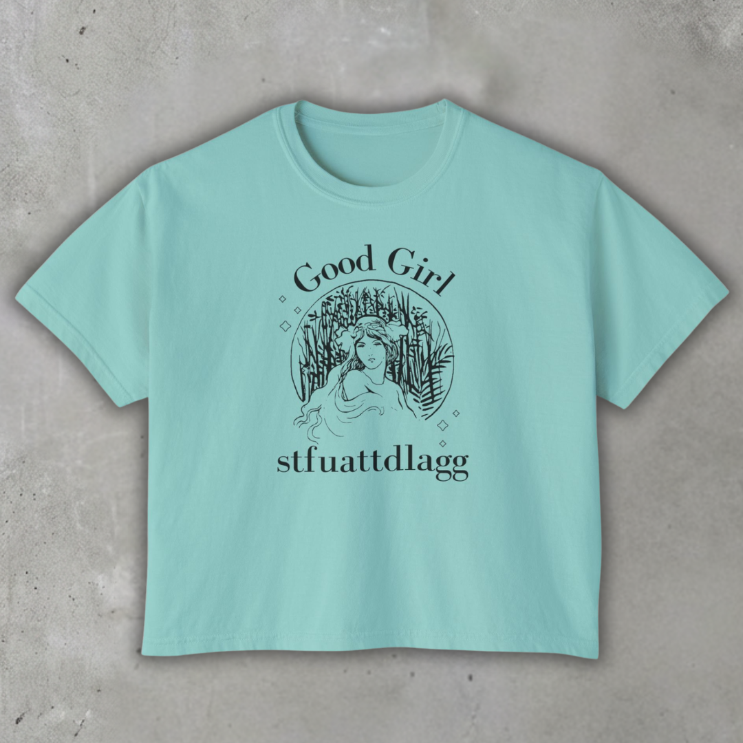 Good_girl_STFUATTDLAGG_Boxy_Tee_Chalky_Mint
