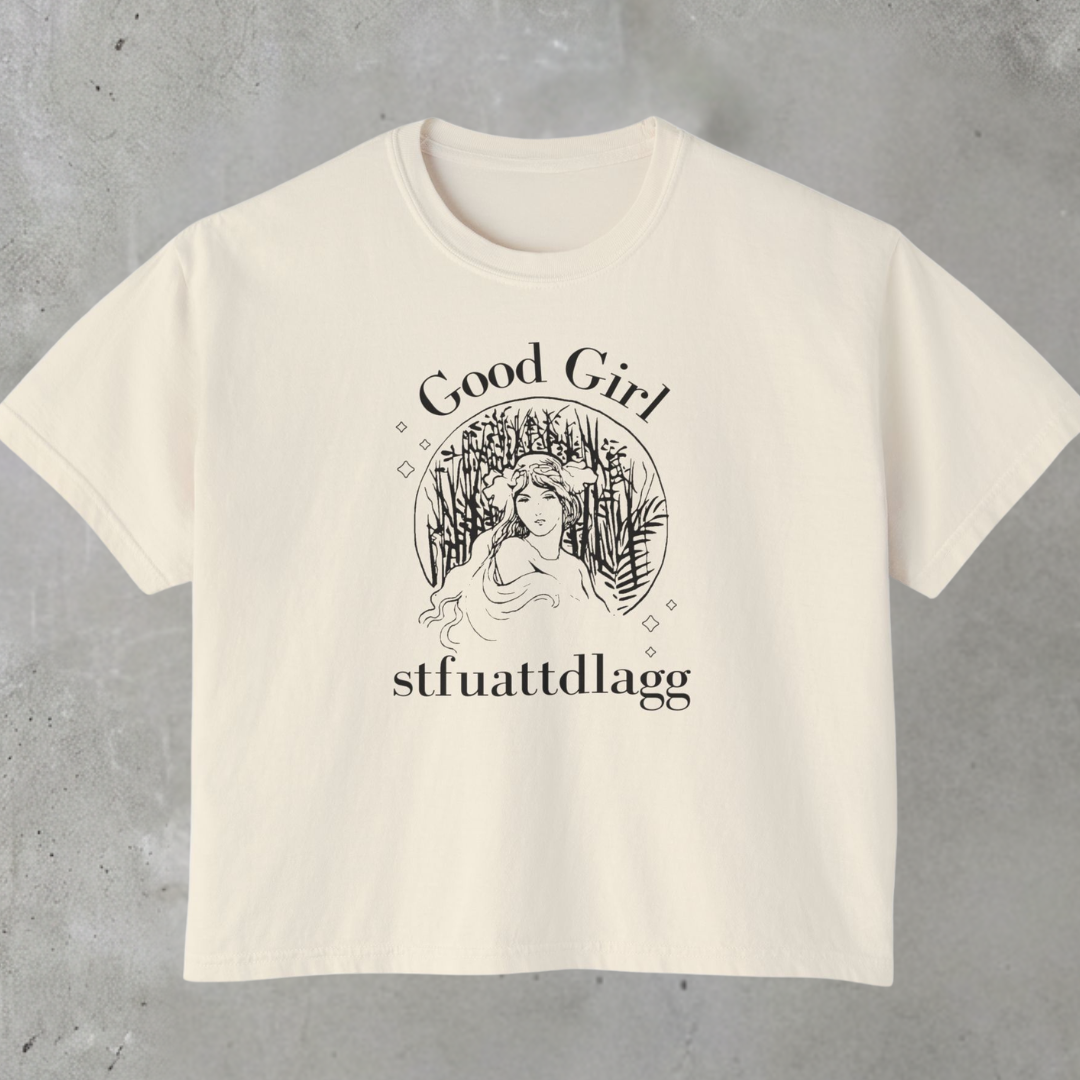 Good_girl_STFUATTDLAGG_Boxy_Tee_Ivory