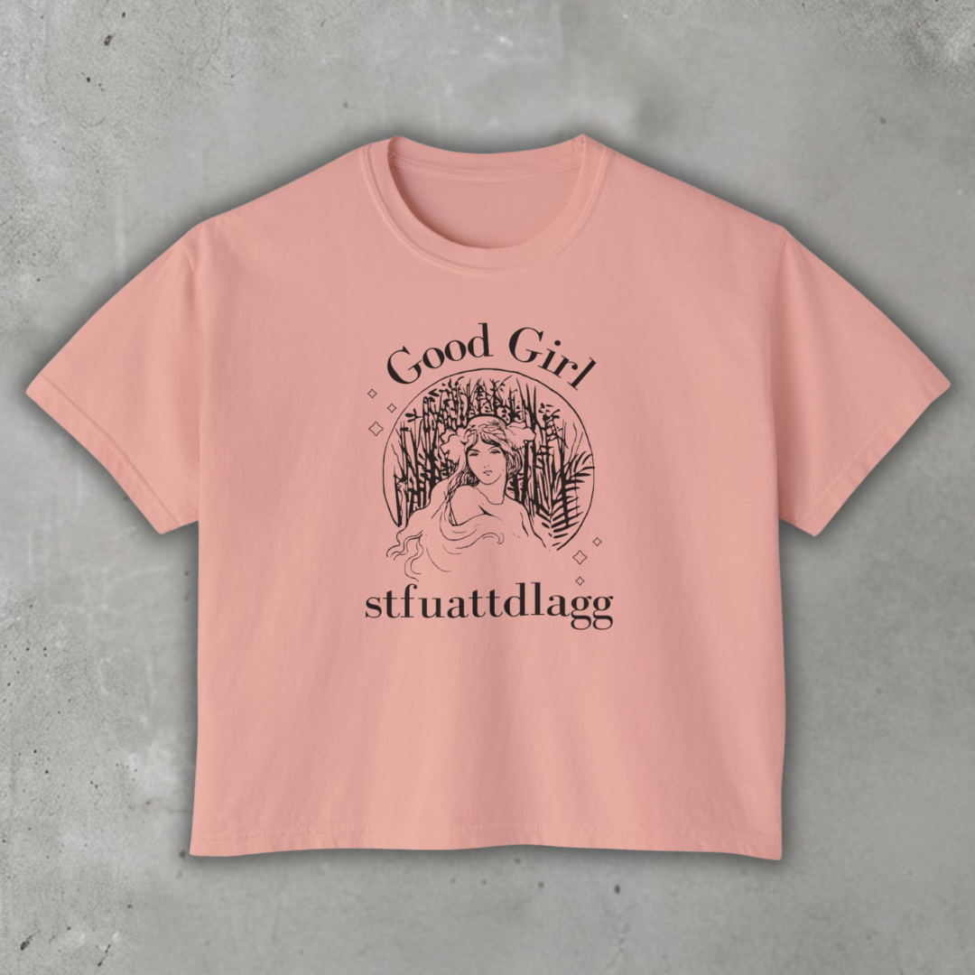 Good_girl_STFUATTDLAGG_Boxy_Tee_Peachy