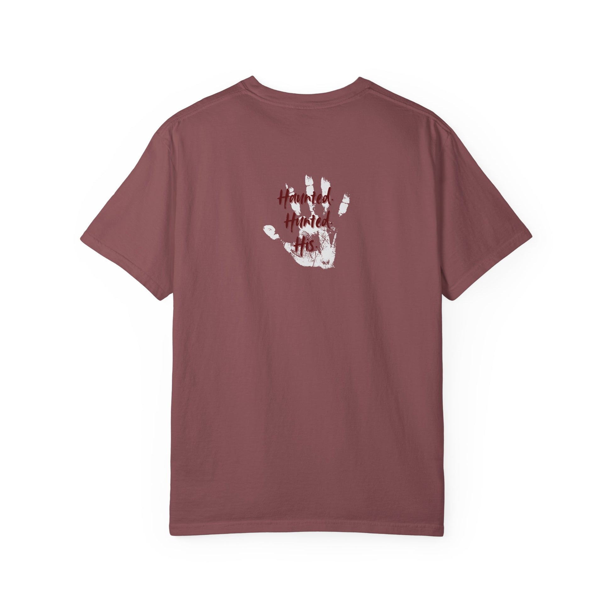 Haunted._Hunted._His._T-Shirt Brick