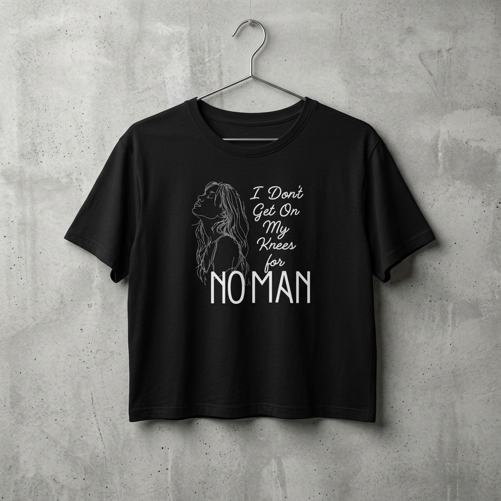 I_Don_t_Get_on_My_Knees_for_No_Man_Boxy_Tee