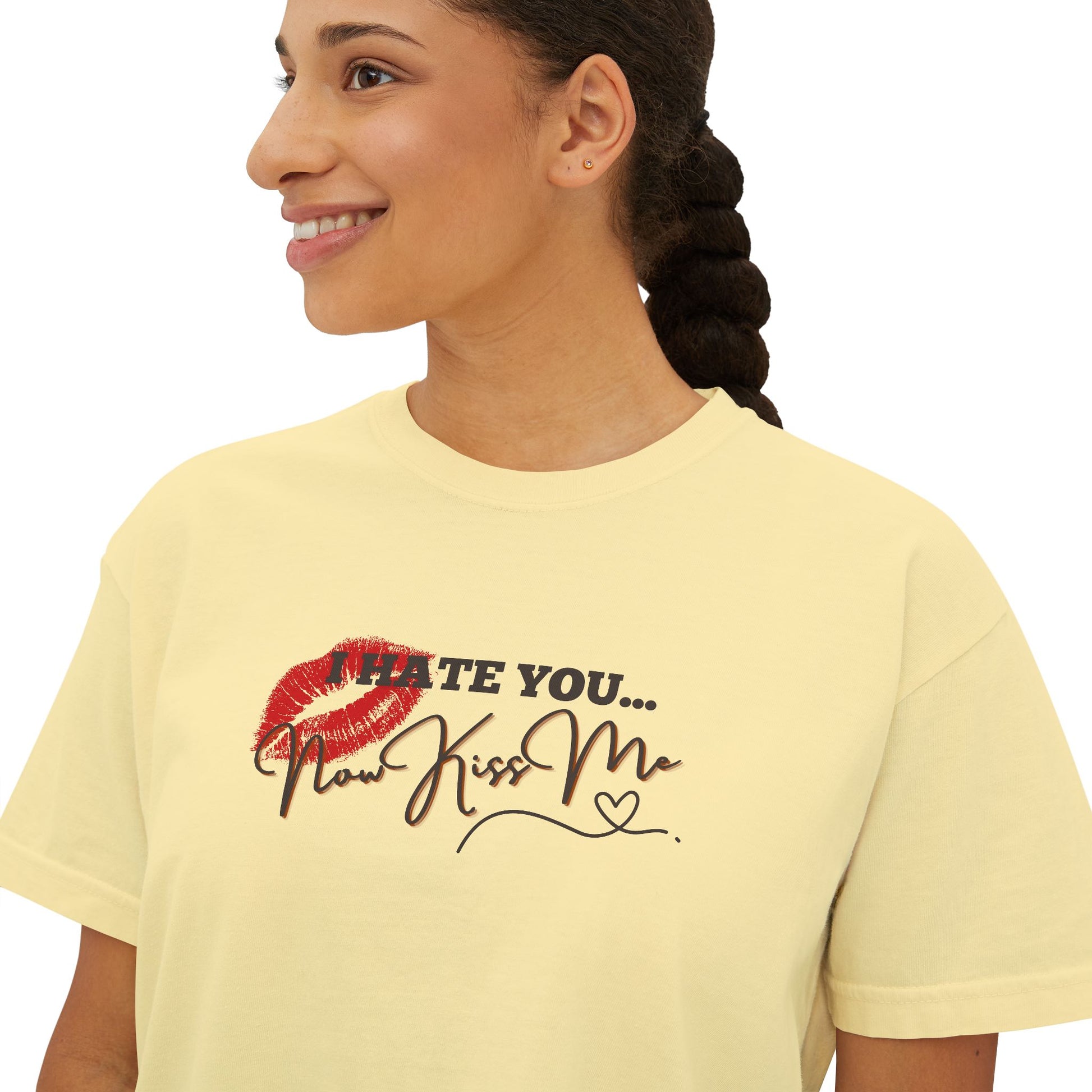 I_Hate_You..._Now_Kiss_Me_Boxy_Tee_Mockup_Butter