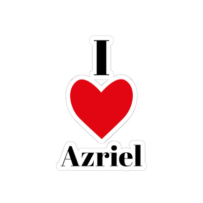 I Love Azriel Kiss-Cut Stickers 3
