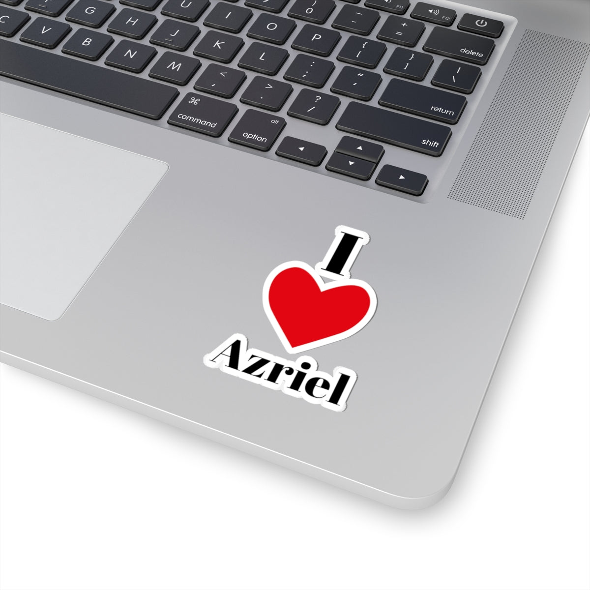 I Love Azriel Kiss-Cut Stickers mockup