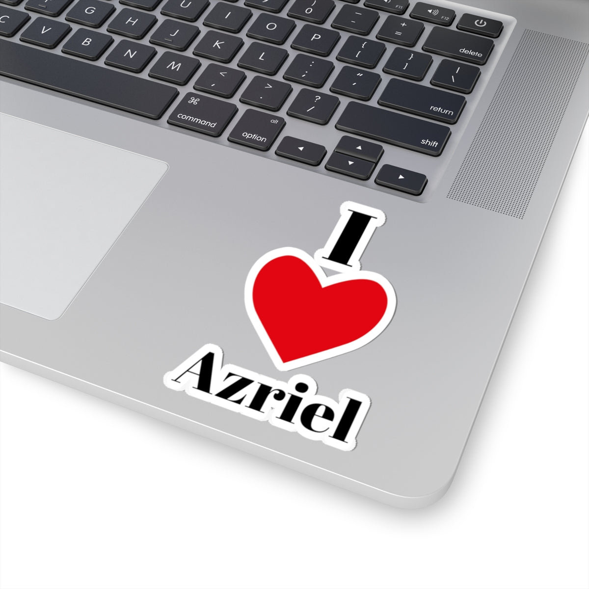 I Love Azriel Kiss-Cut Stickers mockup 2