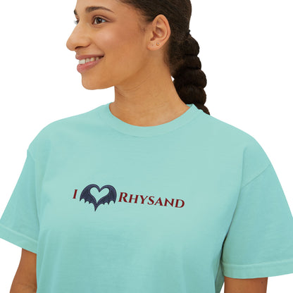 I ❤️ RHYSAND wings chalky mint boxy tee