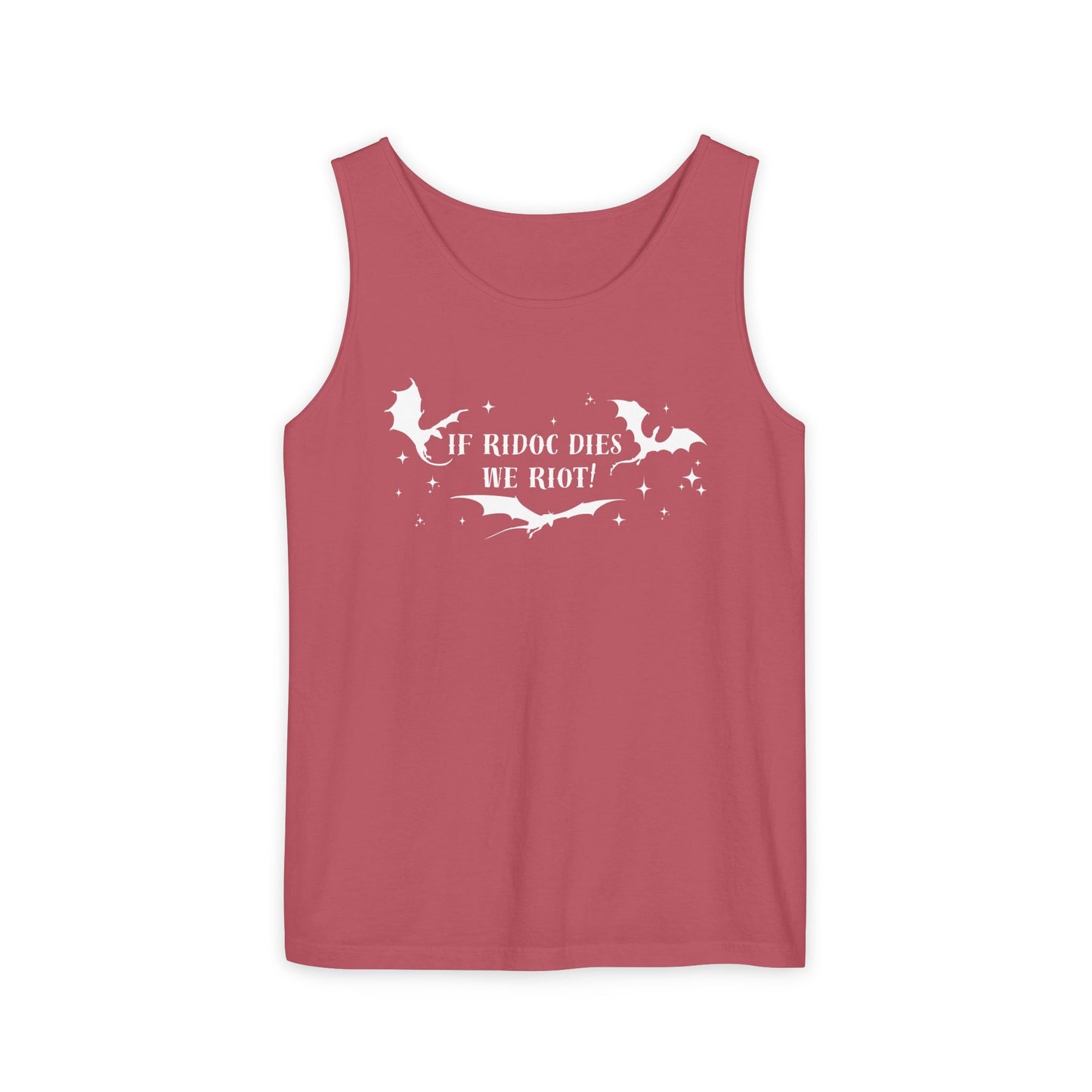 If_Ridoc_Dies_We_Riot_Tank_Top_Crimson