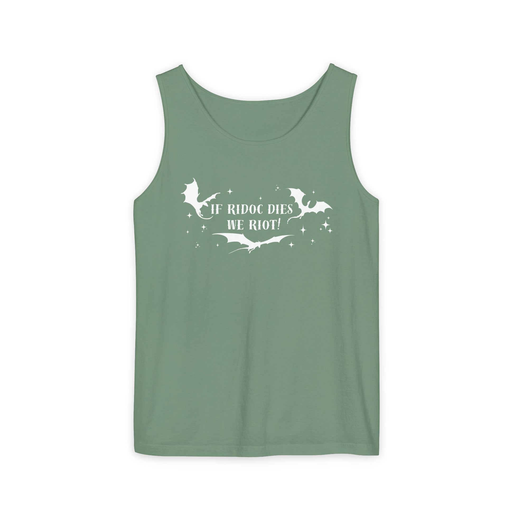 If_Ridoc_Dies_We_Riot_Tank_Top_Light_Green