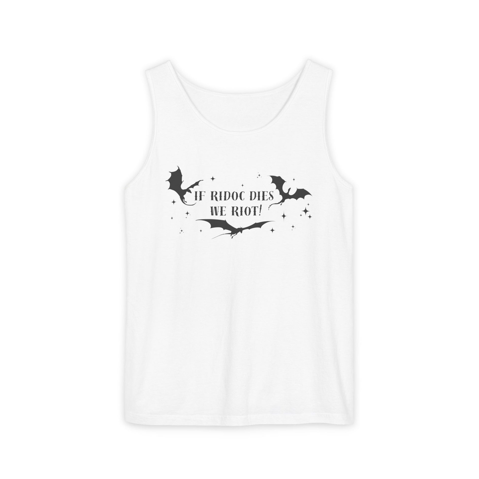 If_Ridoc_Dies_We_Riot_Tank_Top_White