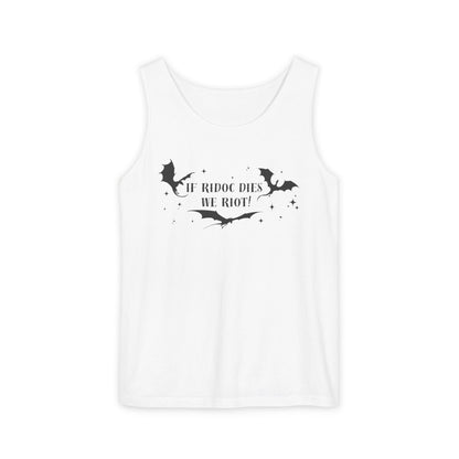 If_Ridoc_Dies_We_Riot_Tank_Top_White