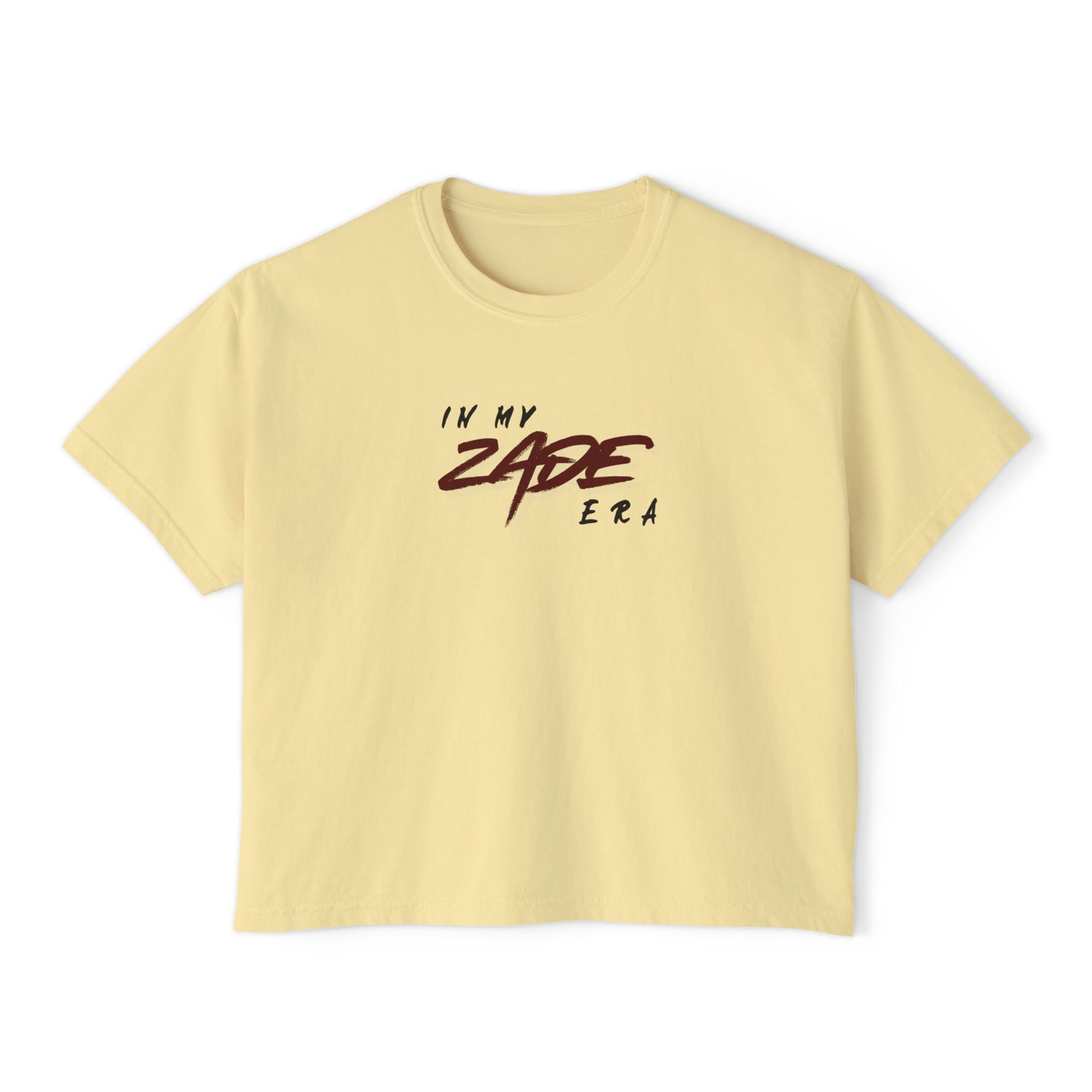 In My Zade Era Women's Boxy Tee Butter