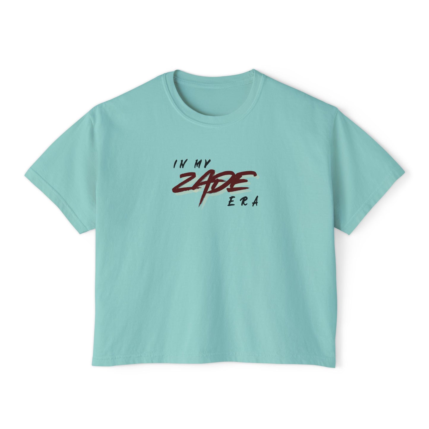 In My Zade Era Women's Boxy Tee Chalky Mint