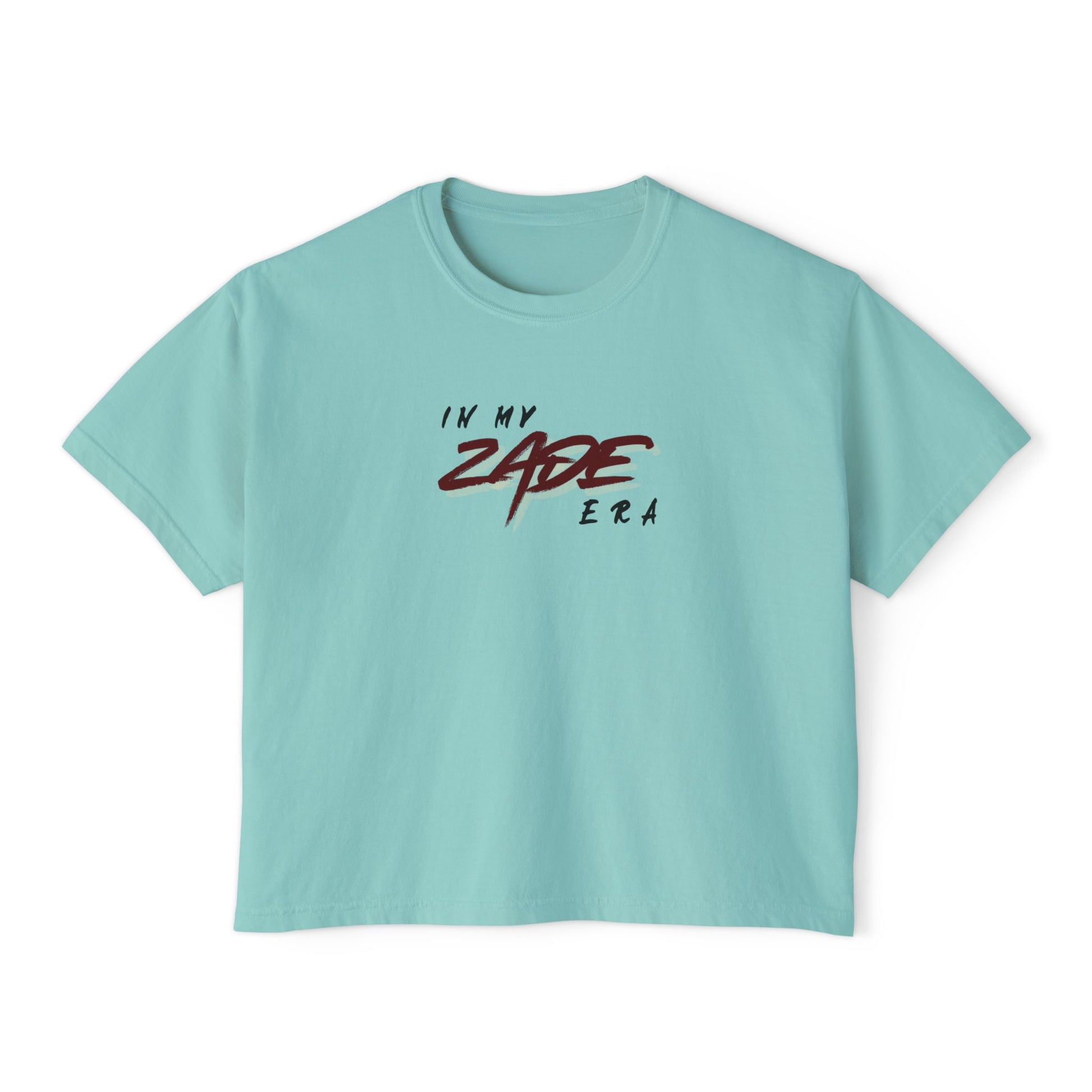 In My Zade Era Women's Boxy Tee Chalky Mint