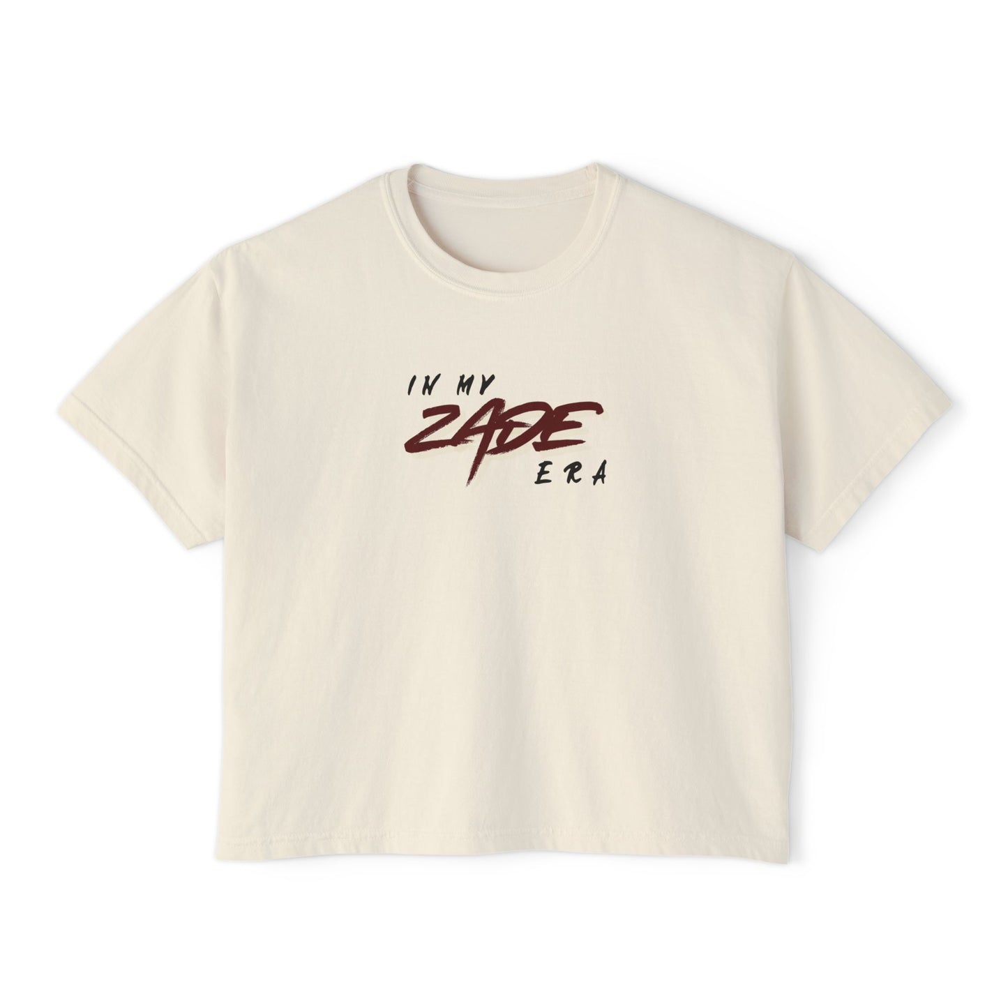 In My Zade Era Women's Boxy Tee Ivory