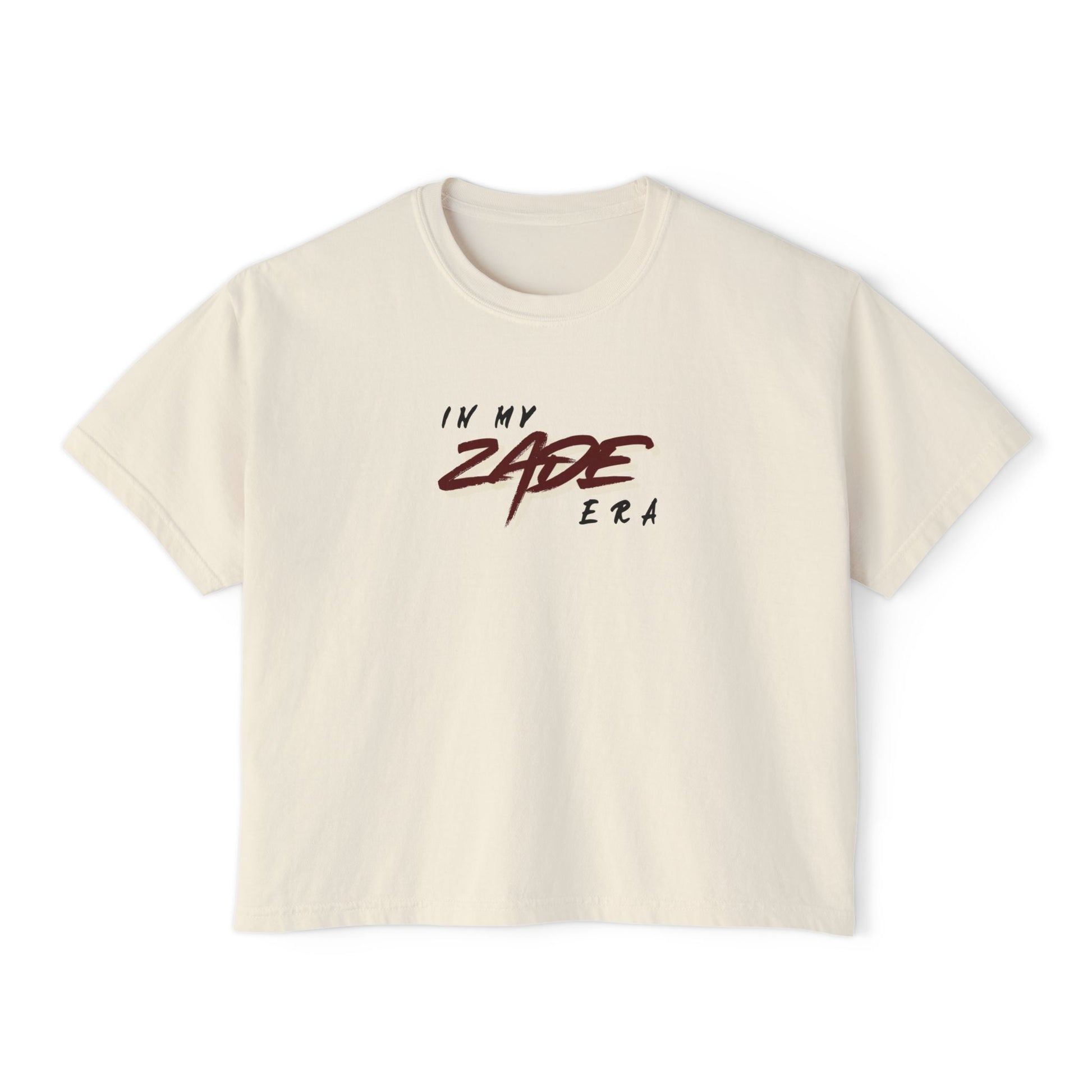 In My Zade Era Women's Boxy Tee Ivory