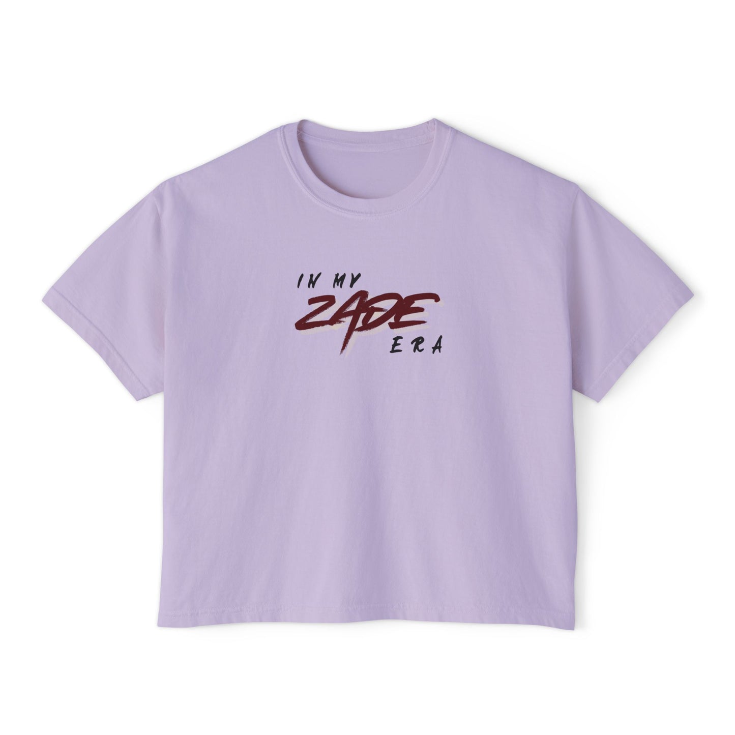 In My Zade Era Women's Boxy Tee Orchid