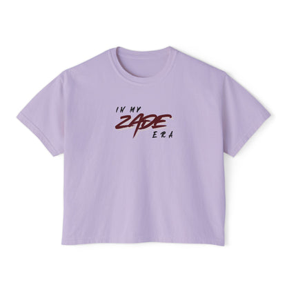In My Zade Era Women's Boxy Tee Orchid