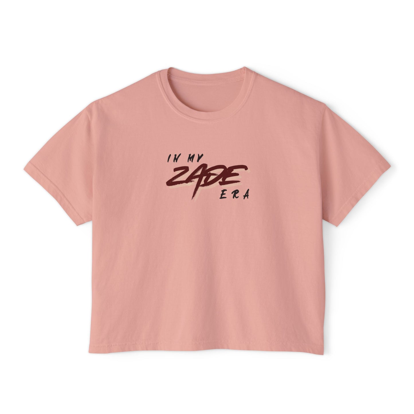 In My Zade Era Women's Boxy Tee Peachy
