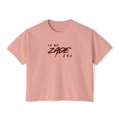 In My Zade Era Women's Boxy Tee Peachy