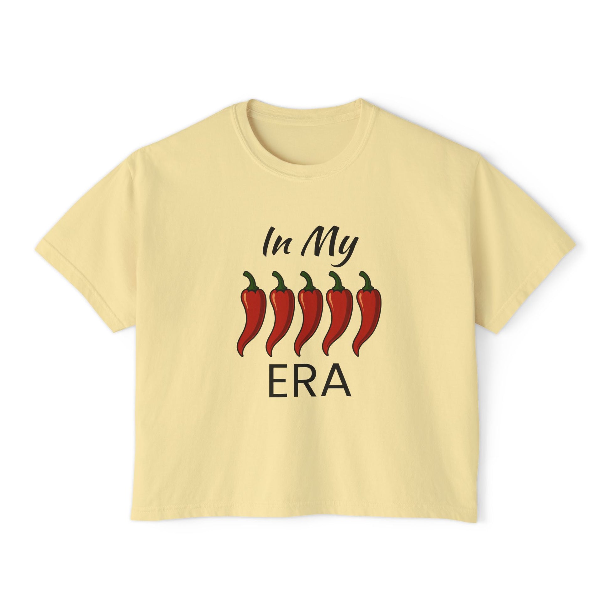 In_my_spicy_era_boxy_tee_Butter