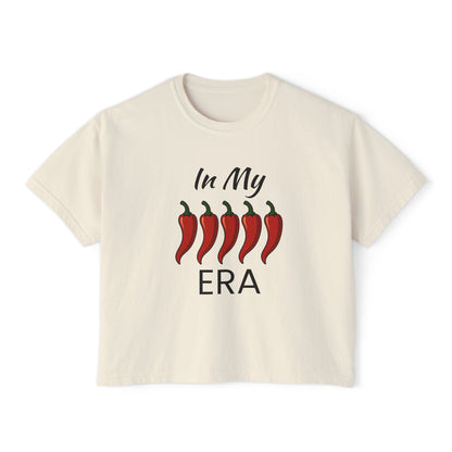 In_my_spicy_era_boxy_tee_Ivory