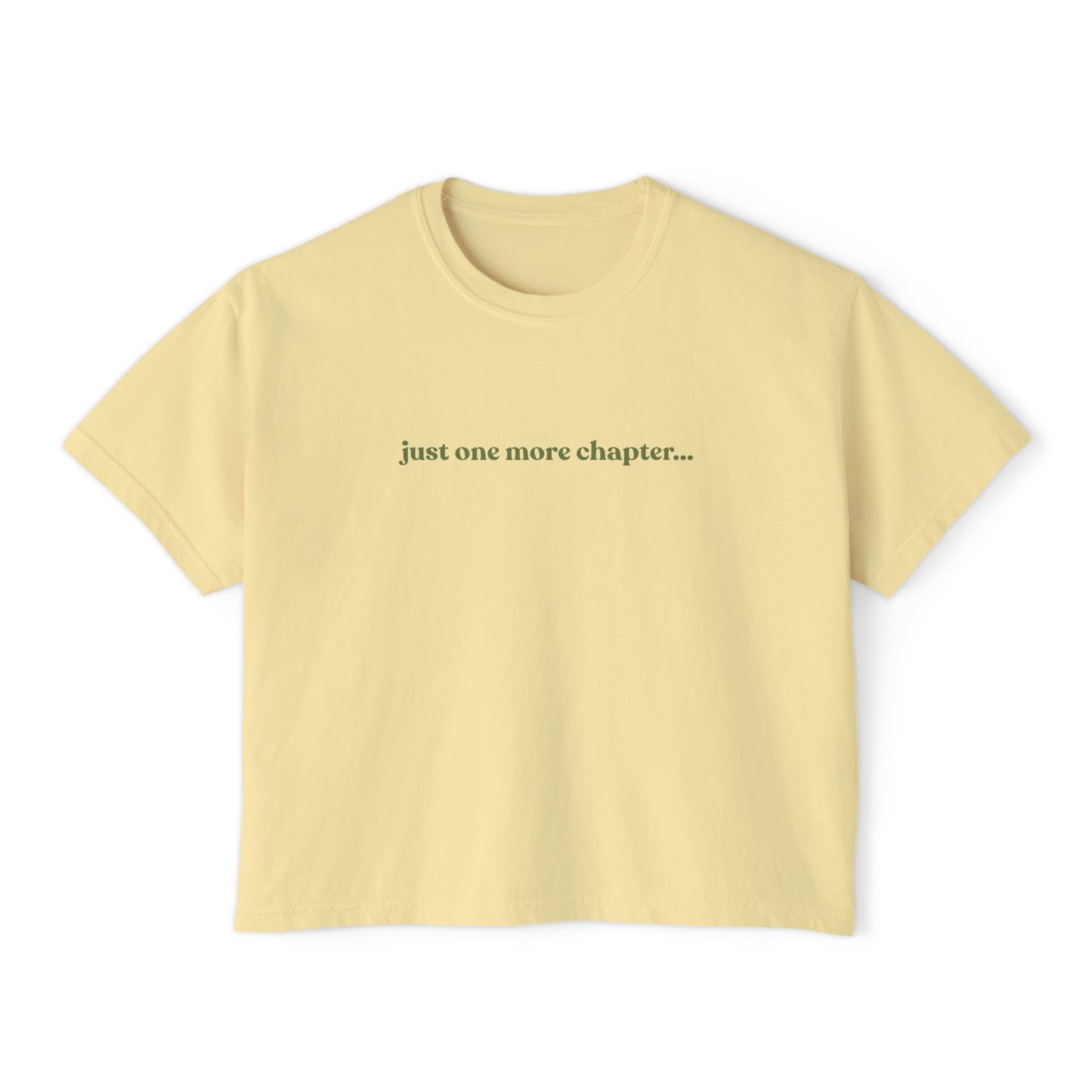 Just One More Chapter Tee | Book Lover Shirt for Readers and BookTok Fans