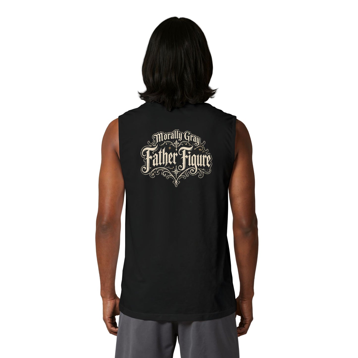 Morally_Grey_Father_Figure_Tank_Top_Black mockup