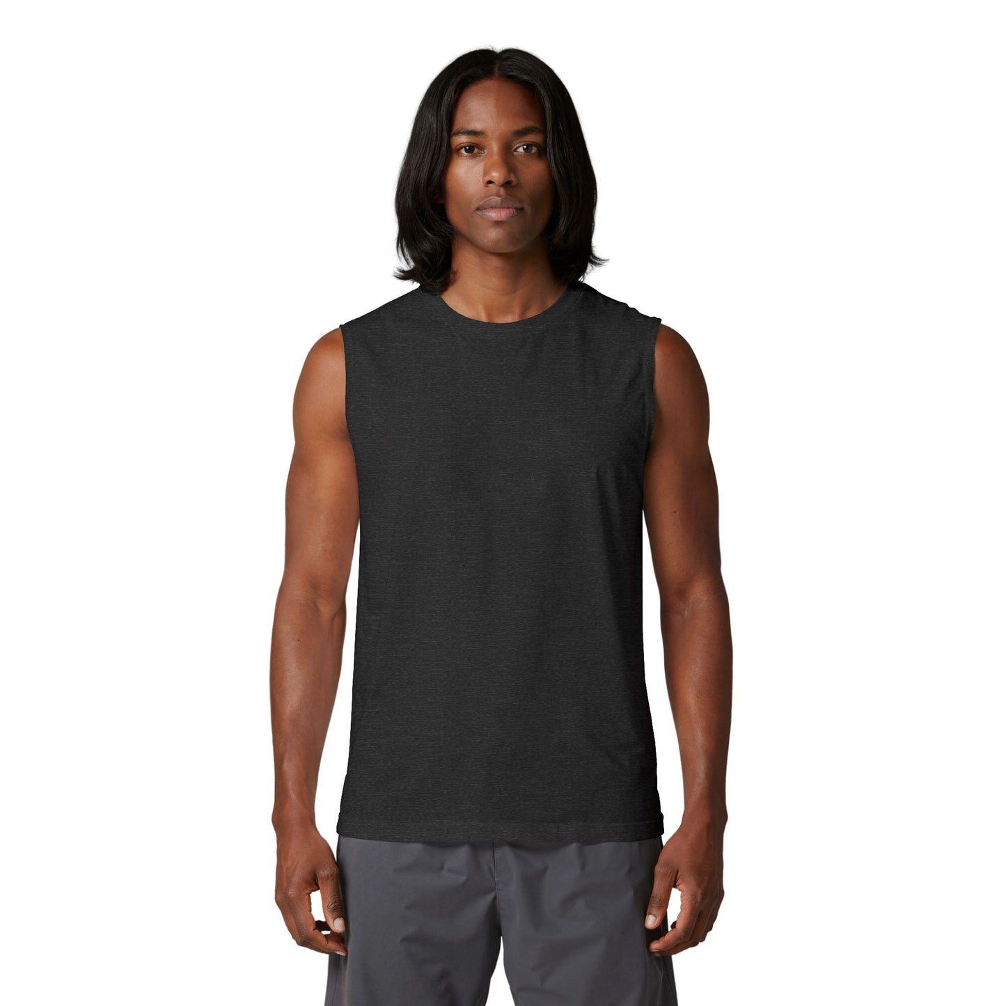 Morally_Grey_Father_Figure_Tank_Top  Dark Heather Grey mockup