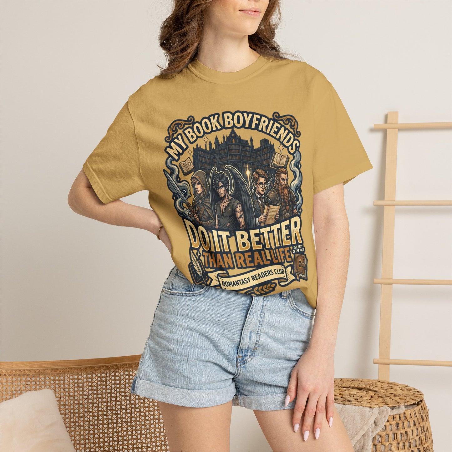 My_Book_Boyfriends_Do_It_Better_Graphic_shirt Mustard
