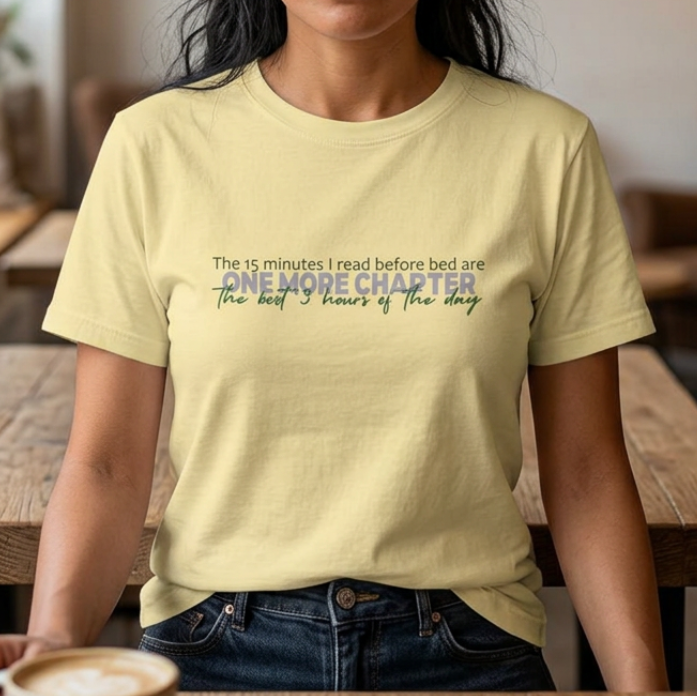 One_More_Chapter_Best_3_hrs_of_the_day_Minimalist_boxy_Tee