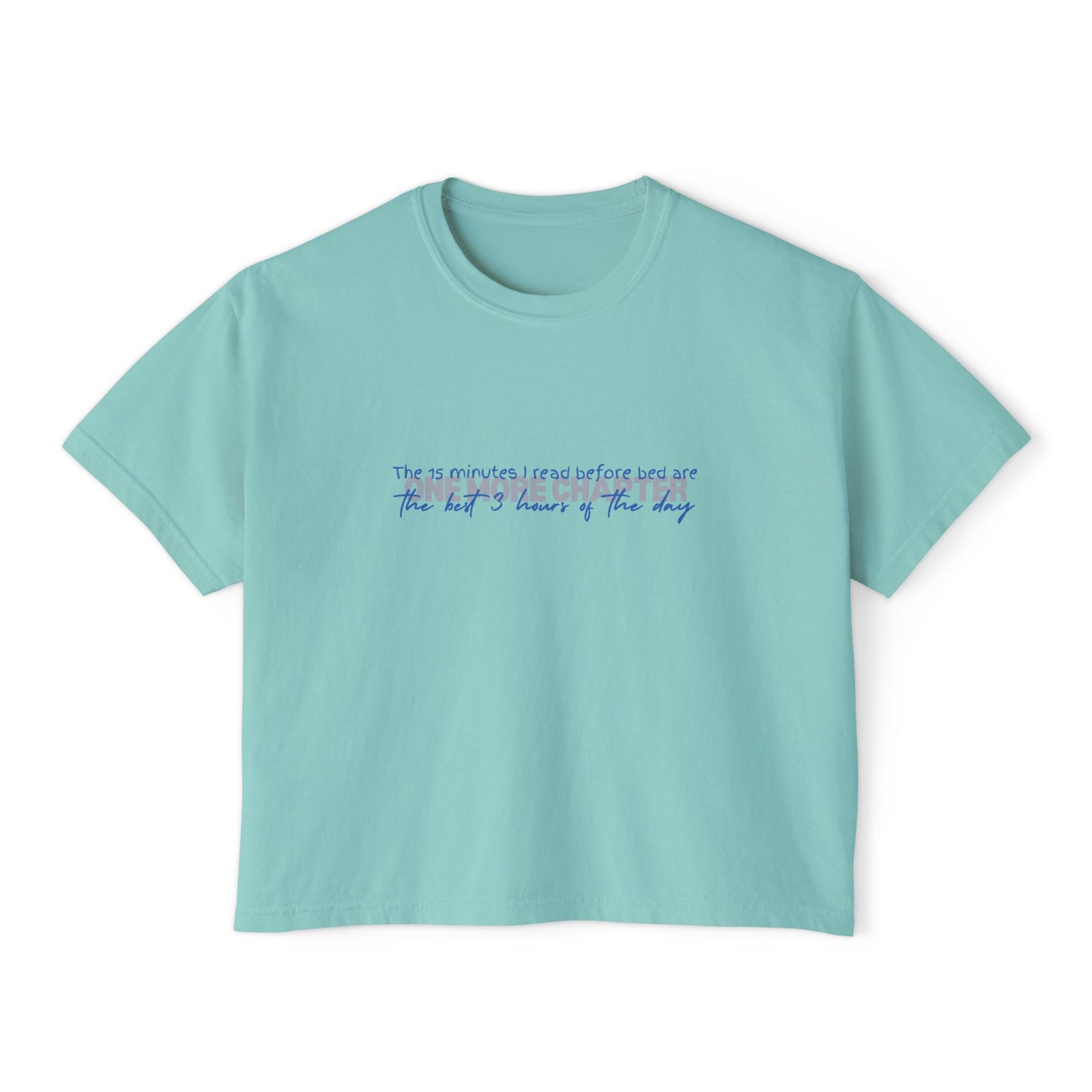 One_More_Chapter_Best_3_hrs_of_the_day_Minimalist_boxy_Tee_Chalky_Mint