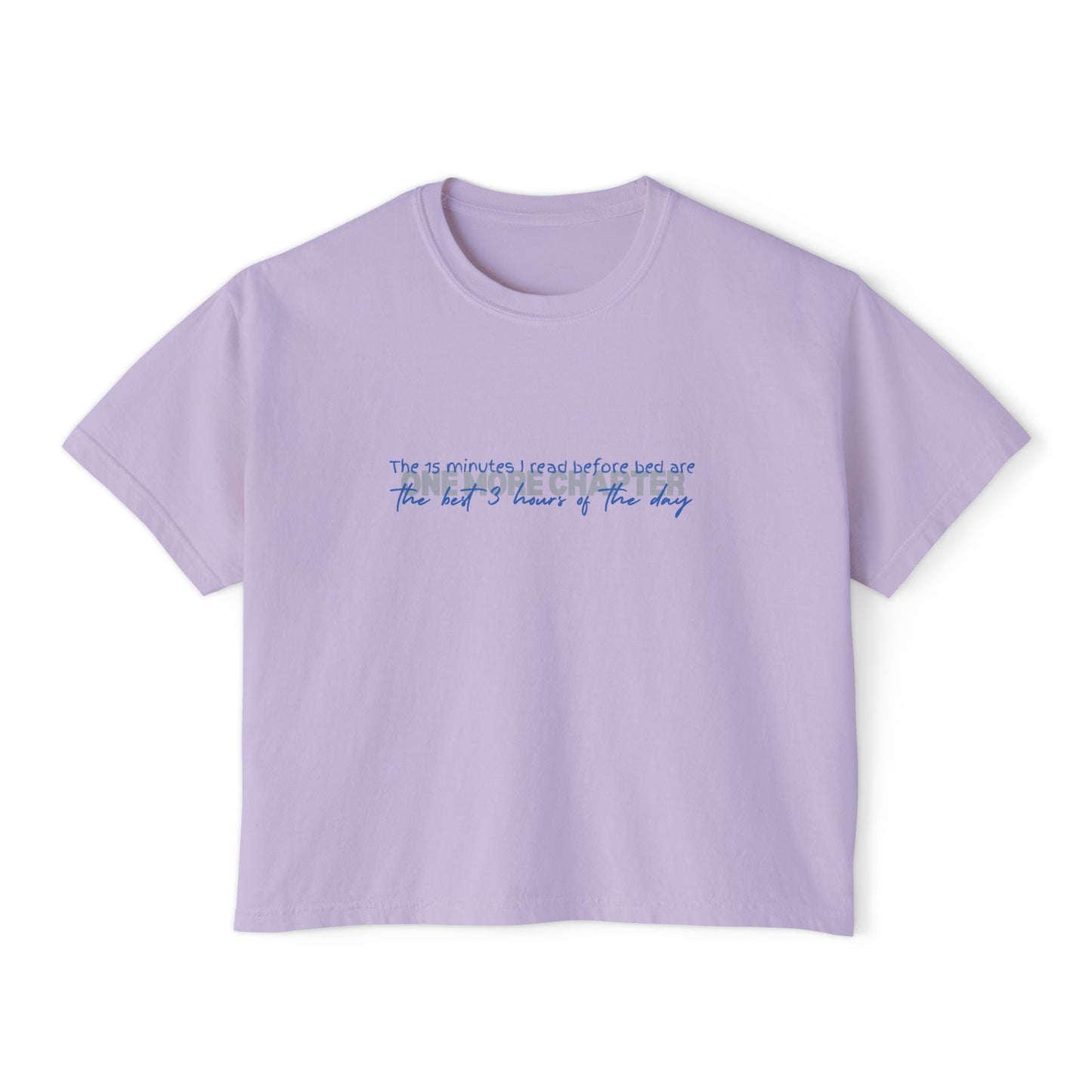 One_More_Chapter_Best_3_hrs_of_the_day_Minimalist_boxy_Tee_Orchid