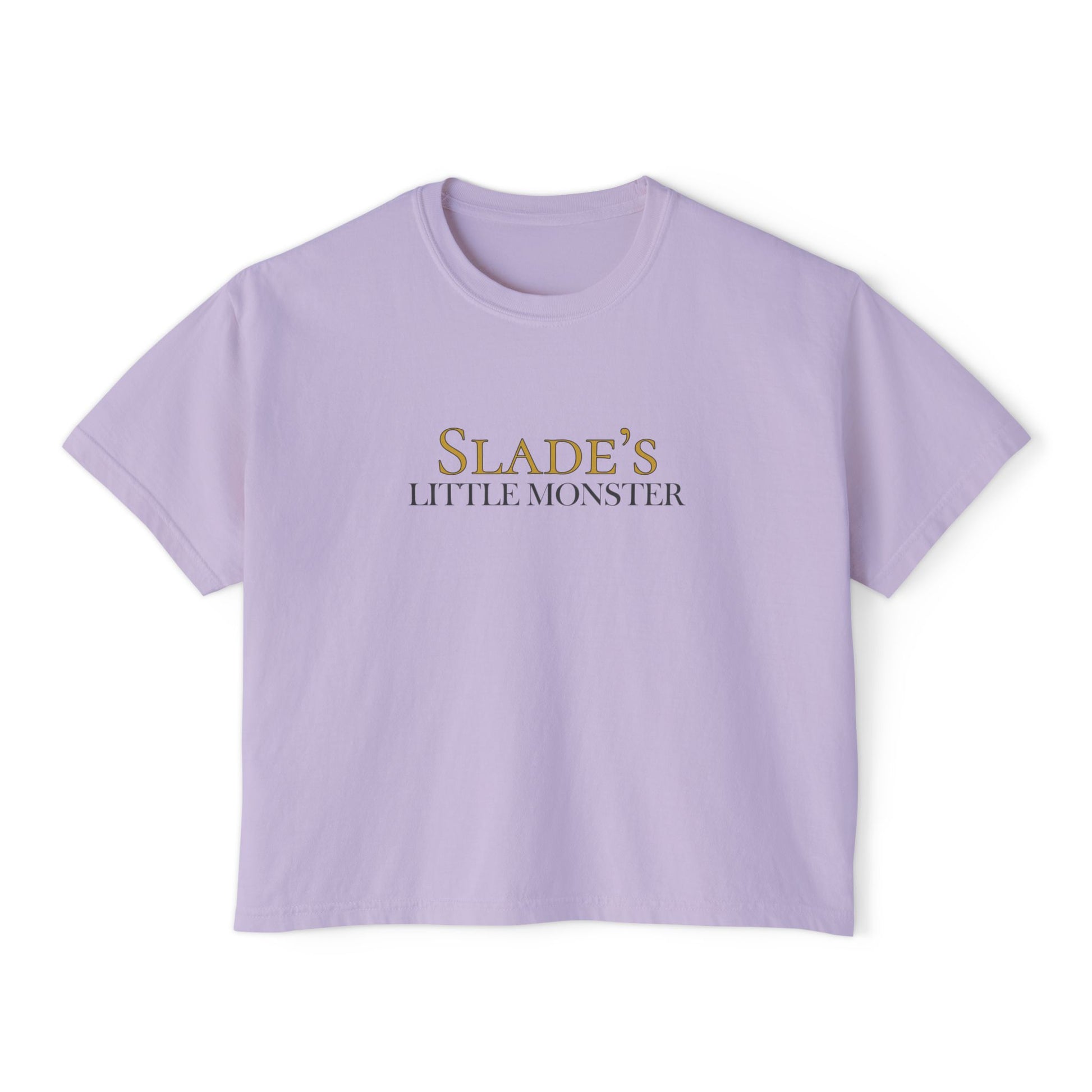 Slade Little Monster Women's Boxy Tee Orchid