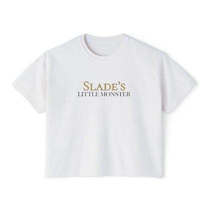 Slade Little Monster Women's Boxy Tee White
