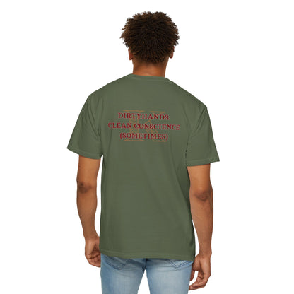 T-shirt Dirtyhands Kaz Brekker Six of Crows Sage Mockup