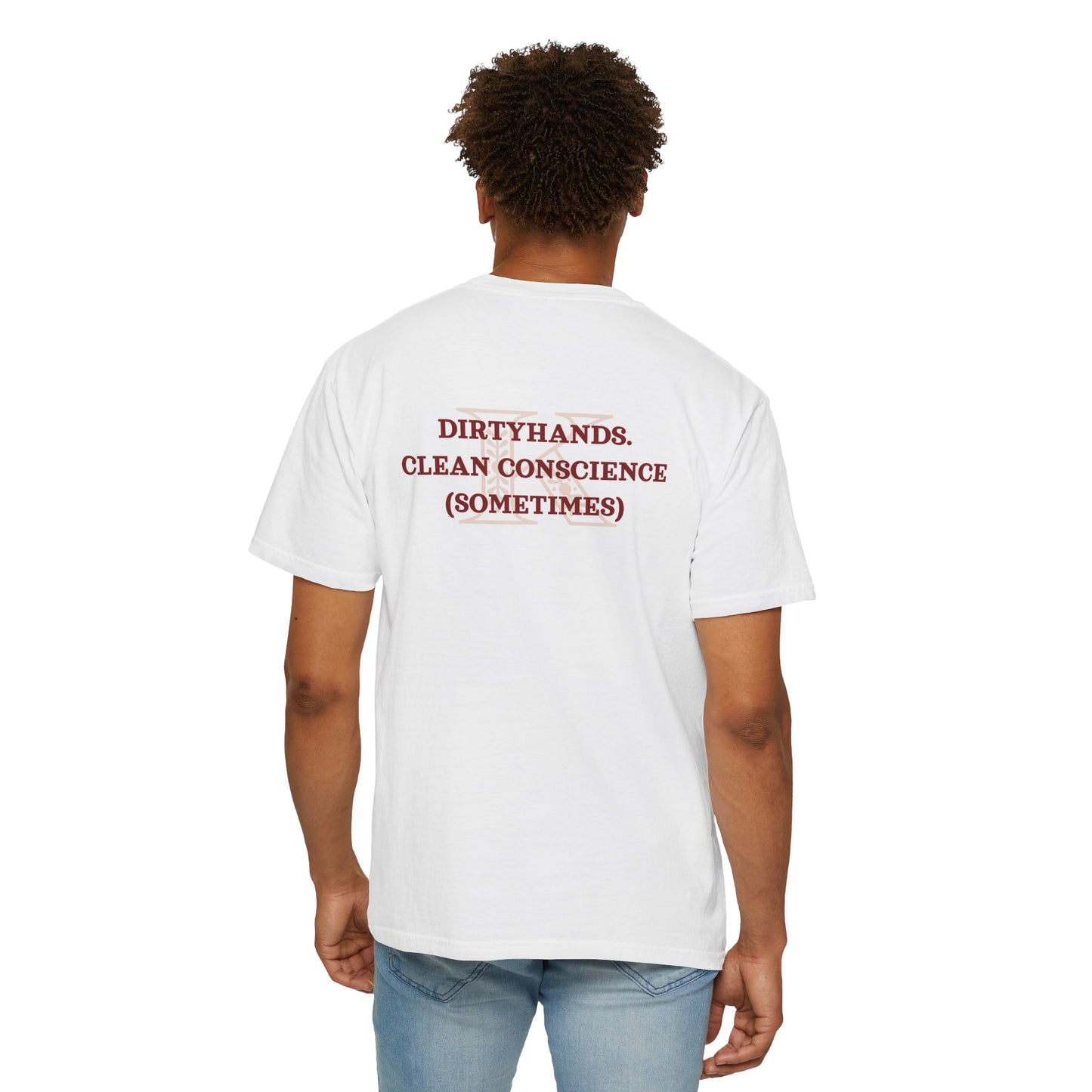 T-shirt Dirtyhands Kaz Brekker Six of Crows White Mockup