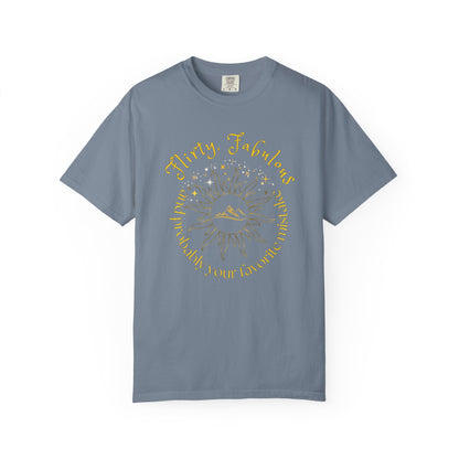 T-shirt with 'Flirty, fabulous, and probably your favorite mistake' quote by HELION, ACOTAR Series Blue Jean