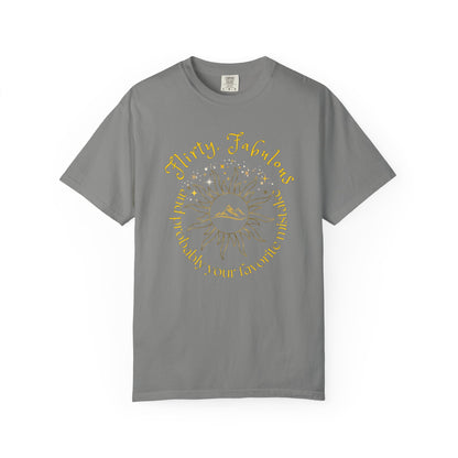 T-shirt with 'Flirty, fabulous, and probably your favorite mistake' quote by HELION, ACOTAR Series Granite