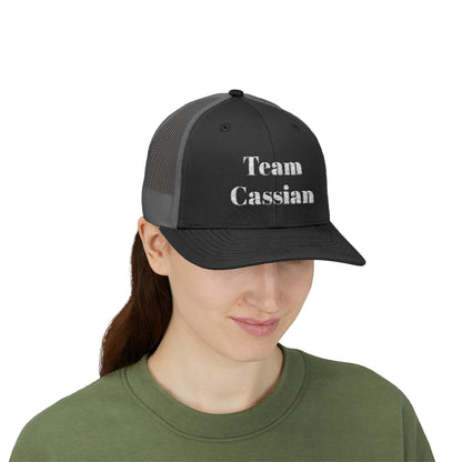 Team Cassian Trucker Hat Black/Charcoal