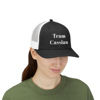 Team Cassian Trucker Hat Black/White