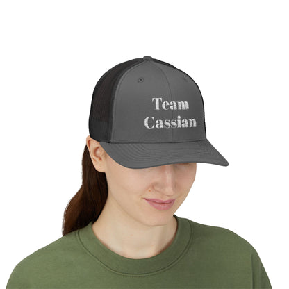 Team Cassian Trucker Hat Charcoal/Black
